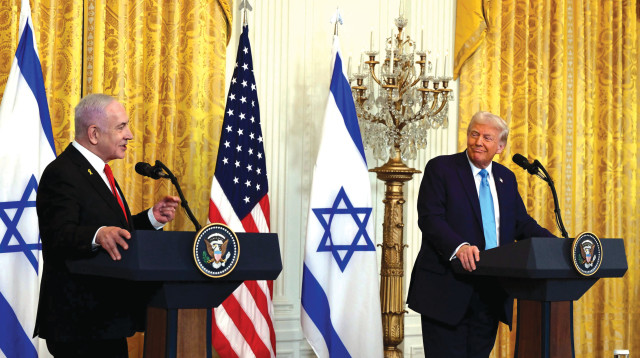 בנימין נתניהו ודונלד טראמפ (צילום: אבי אוחיון, לע"מ)