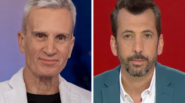 גיא לרר, אברי גלעד (צילום: צילום מסך חדשות 13)