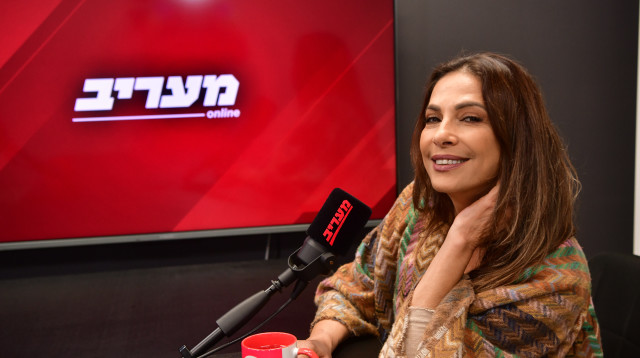 שרון חזיז בפודקאסט מעריב (צילום: אבשלום ששוני)
