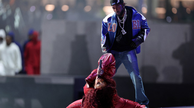 קנדריק למאר ו-SZA (צילום: רויטרס)