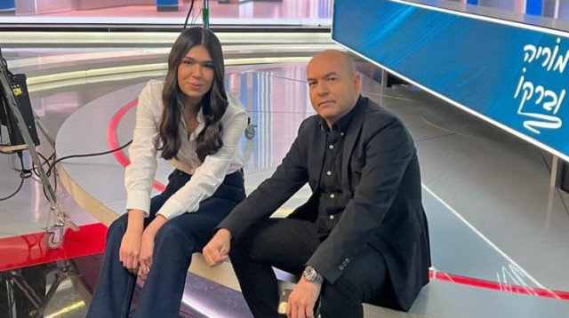 מוריה אסרף ואייל ברקוביץ' (צילום: באדיבות רשת 13)