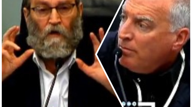 אייל אשל, משה גפני (צילום: צילום מסך מערוץ הכנסת)