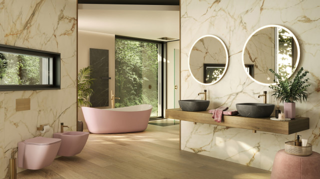 אמבטיה - המותג PORCELANOSA  (צילום: יח"צ)