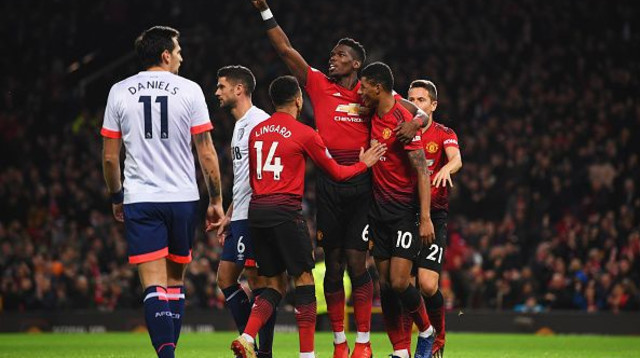 ג'סי לינגארד, מרכוס רשפורד, פול פוגבה (צילום: Michael Regan)