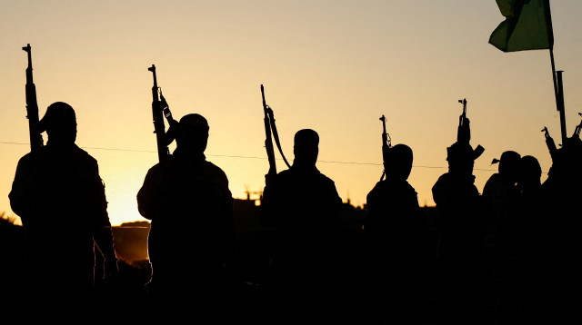 מחבלי חמאס (צילום: רויטרס)