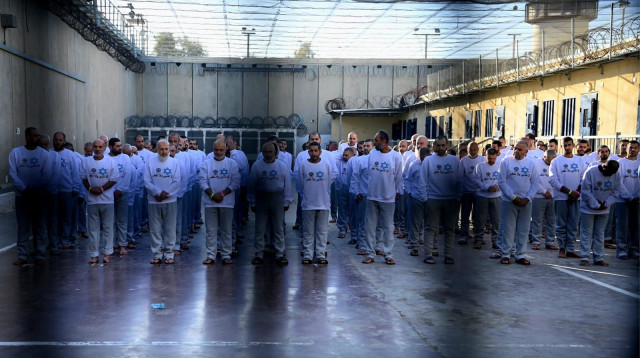 אסירים ששוחררו במסגרת העסקה (צילום: דוברות שב"ס)