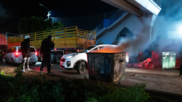 מהומות בלבנון (צילום: GABRIEL PACHECO/Hans Lucas/AFP via Getty Images)