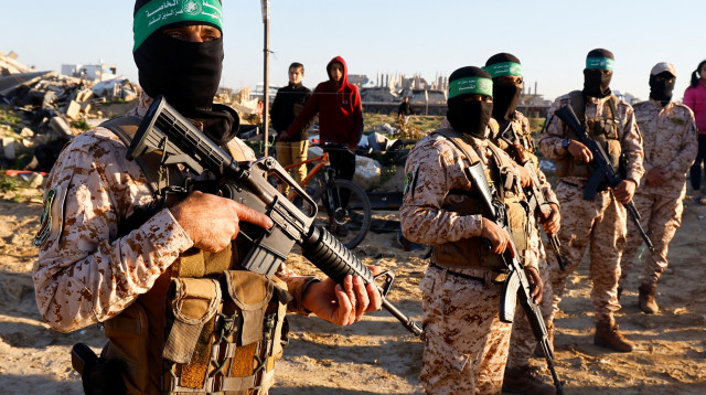 חמאס (צילום:  REUTERS/Hatem Khaled)