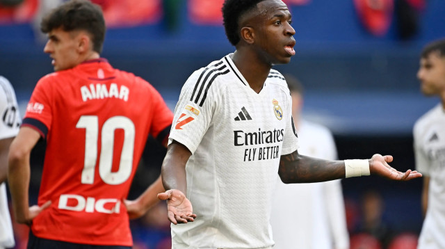 שחקן ריאל מדריד ויניסיוס ג'וניור (צילום: GettyImages, ANDER GILLENEA/AFP)