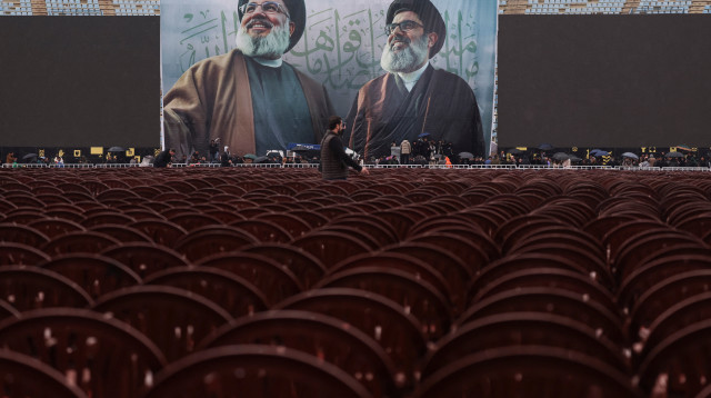 הכנות ללווית נסראללה (צילום: רויטרס)