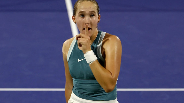 מירה אנדרייבה טניסאית רוסייה (צילום: רויטרס)