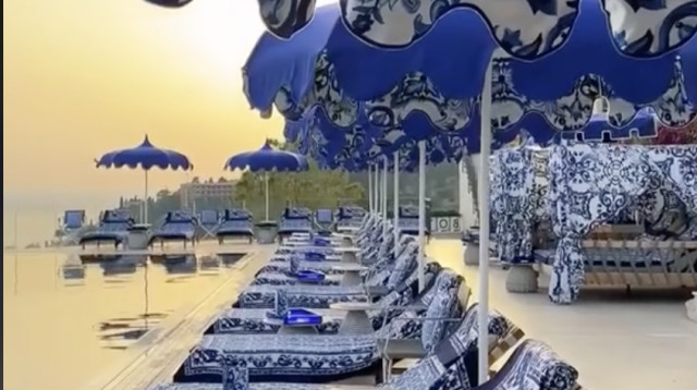 Dolce&Gabbana Casa at San Domenico Palace, Sicily, Italy (צילום: צילום מסך טיקטוק)