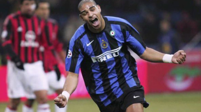 אדריאנו בימיו העליזים באינטר (צילום: New Press)