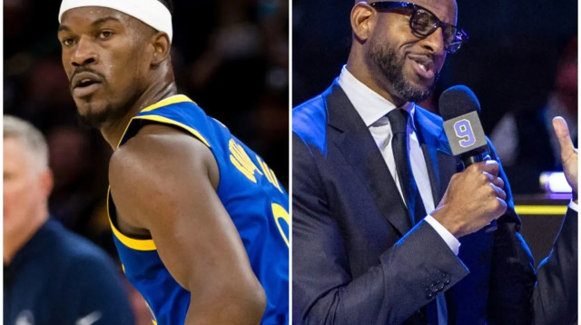 אנדרה איגודלה, ג'ימי באטלר (צילום: רויטרס)