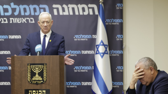 גדי איזנקוט ובני גנץ (צילום: מארק ישראל סלם)