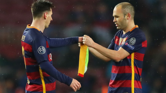 אינייסטה ומסי. בחירה מפתיעה (צילום: צילום: gettyimages)