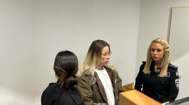 סיגל איצקוביץ' בבית המשפט (צילום: מאיה כהן)