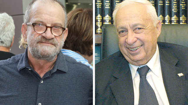 אריאל שרון, רנן שור (צילום: פלאש 90,רפי דלויה)