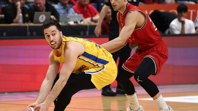 תמיר בלאט, מכבי תל אביב, מול ים מדר, הפועל תל אביב (צילום: דני מרון)