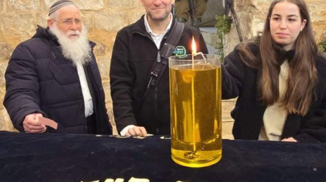 אגם ברגר בקבר יוסף  (צילום: מועצה אזורית שומרון)