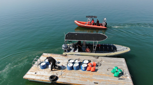 שיקום תעלת השייט בחוף גופרה (צילום: איגוד ערים כנרת)