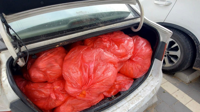 ההברחות מיהודה ושומרון לקראת הרמדאן (צילום: משרד החקלאות)