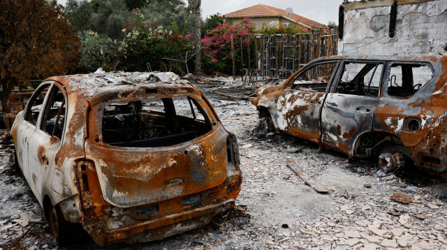 הרס בנתיב העשרה אחרי שבעה באוקטובר (צילום: רויטרס)