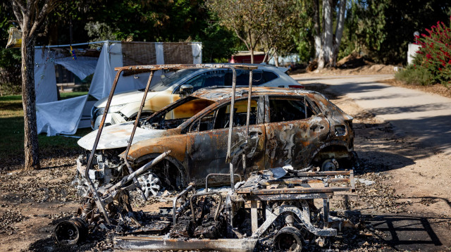 הטבח בקיבוץ נחל עוז (צילום: יונתן זינדל פלאש 90)
