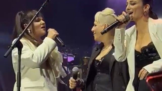 נטע ברזילי, נינט טייב וסי היימן שרות קורין אלאל (צילום: רשתות חברתיות, שימוש לפי סעיף 27 א')