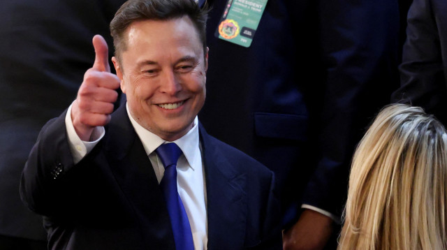 אילון מאסק בנאומו הראשון של דונלד טראמפ בפני הקונגרס (צילום: רויטרס)