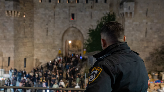 כוחות משטרה בירושלים (צילום: דוברות המשטרה)