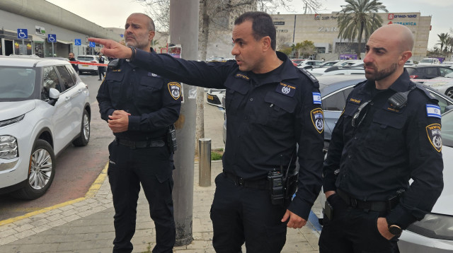 כוחות משטרה בבאר שבע (צילום: דוברות המשטרה)