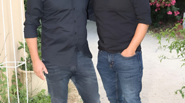 גיא עמיר וחנן סביון  (צילום: רפי דלויה)