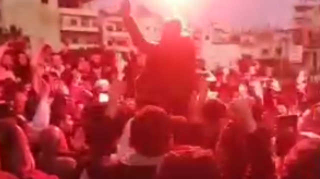 מחאות נגד השלטון החדש בסוריה  (צילום: צילום מסך)