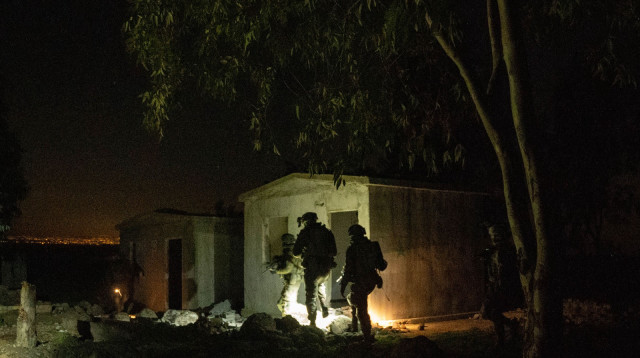 פעילות לוחמי צה"ל בדרום סוריה (צילום: דובר צה"ל)