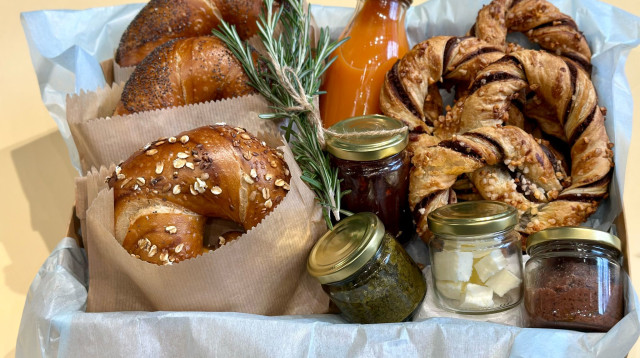 הכי בסטייל. משלוח מנות מתוק מלוחֿ שהכנתם בעצמכם (צילום: פרטי)