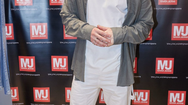 נת'ניאל בוזוליק, בהשקה למאניה ג'ינס (צילום: שוקה כהן)