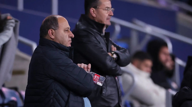 מוחמד אבו יונס יו"ר בני סכנין (צילום: מאור אלקסלסי)