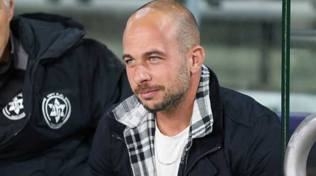 מאמן מכבי פתח תקוה תמיר לוזון (צילום: קובי אליהו)