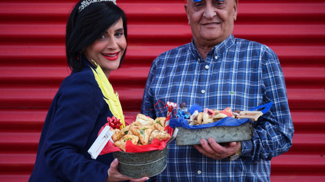 יוסי נאמן ומימי נאמן שייך  (צילום: גיל אבירם)