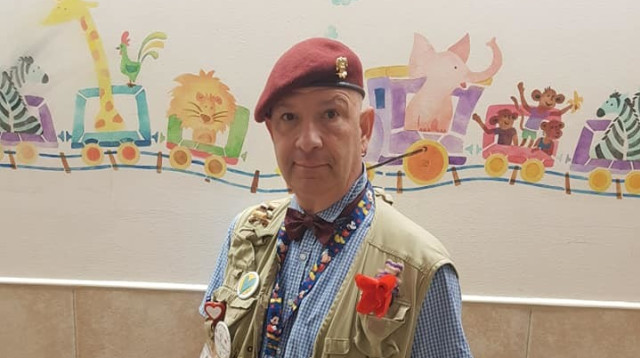 שולי ויקטור, הליצן הרפואי מניר עוז (צילום: באדיבות המצולם)