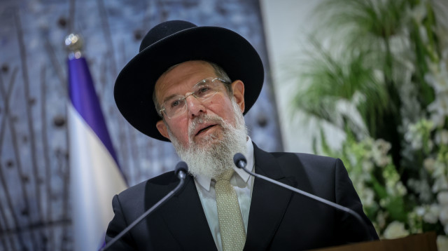 הרב הראשי קלמן בר (צילום: חיים גולדברג, פלאש 90)