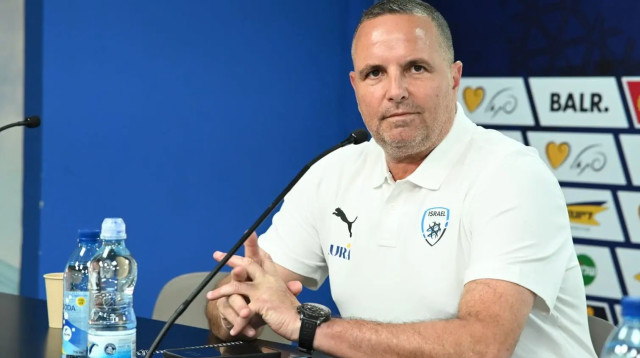 רן בן שמעון, מאמן נבחרת ישראל (צילום: ניב אהרונסון)