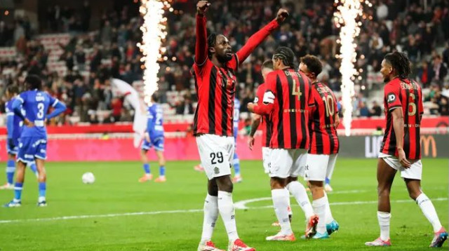 חגג מוקדם מדי. גסאן (צילום: GettyImages, Loic Baratoux/FEP/Icon Sport)