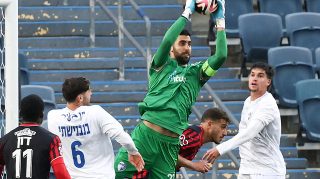 אסף צור שוער עירוני קרית שמונה (צילום: דני מרון)