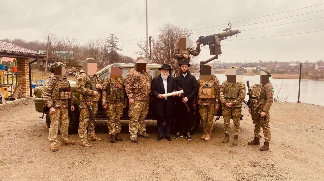 אירועי פורים בחזית האוקראינית  (צילום: חב"ד)