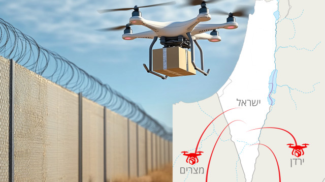 רחפן להברחות (אילוסטרציה) (צילום: AdobeStock)