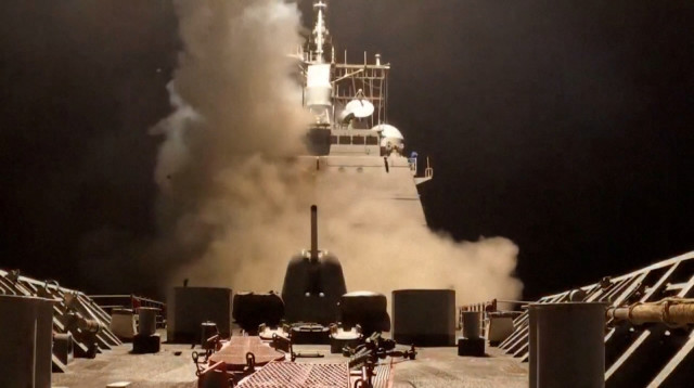 צבא ארה"ב בתקיפות על החות'ים (צילום: רויטרס)