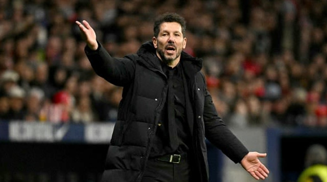 דייגו סימאונה מאמן אתלטיקו מדריד (צילום: JAVIER SORIANO)