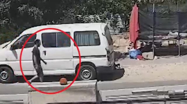 החשוד בפריצה לבתים בגוש עציון (צילום: דוברות המשטרה)